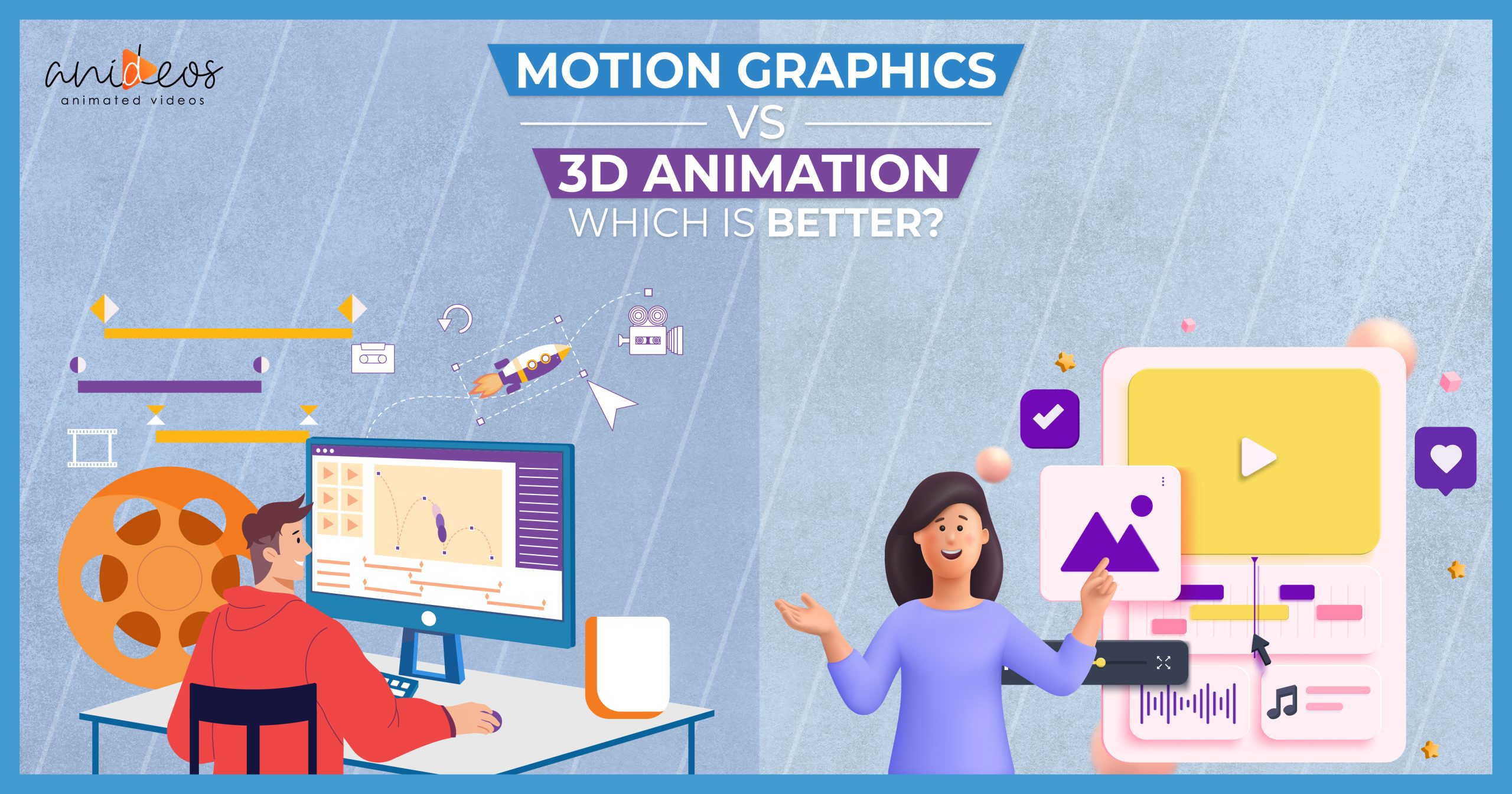 Motion Graphics Vs. 3D Animation, Which Is Better In 2023